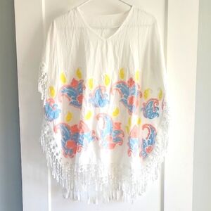 Embroidered Tassle Swim Cover! Would Fit Medium Or Small